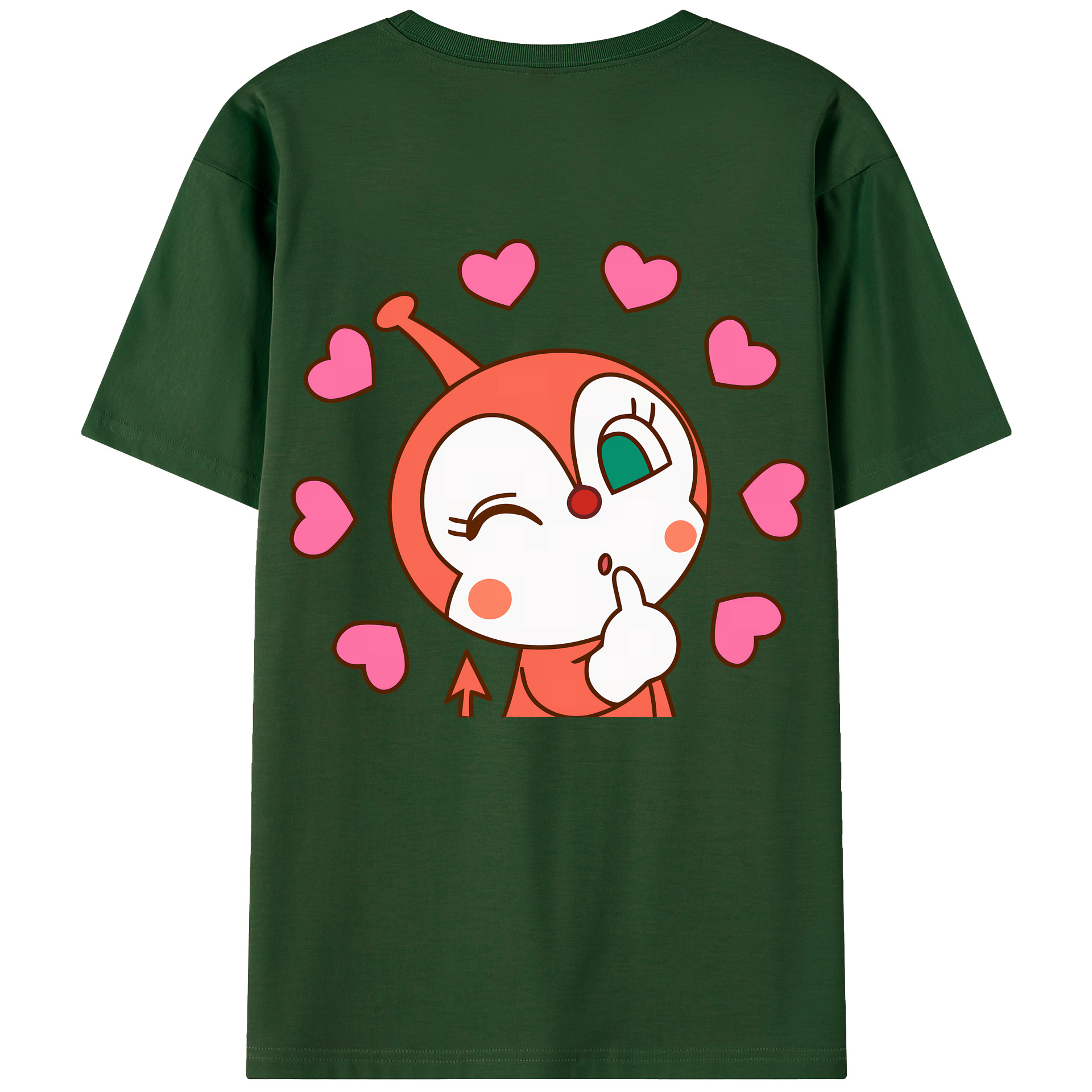 （画像用） アンパンマン Anpanman 綿100％半袖Tシャツ（背面プリント）